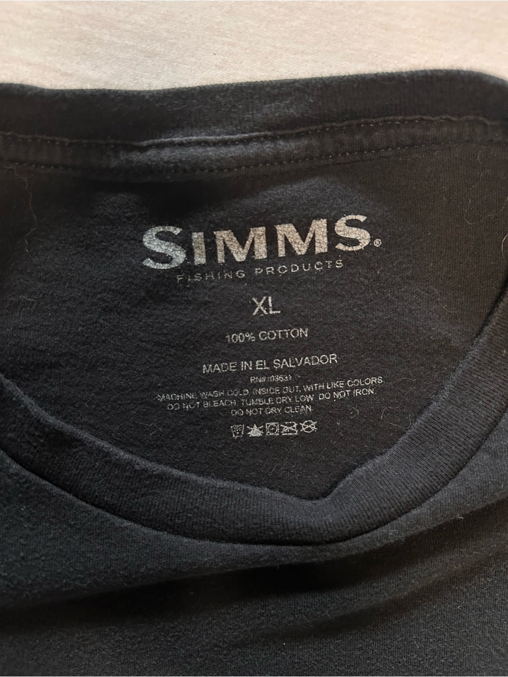 Simms XL Black Bozeman Montana Logo T-Shirt Fishing Graphic Tee - Picture 3 of 6